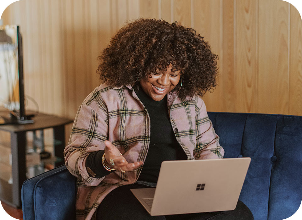 Woman With Laptop